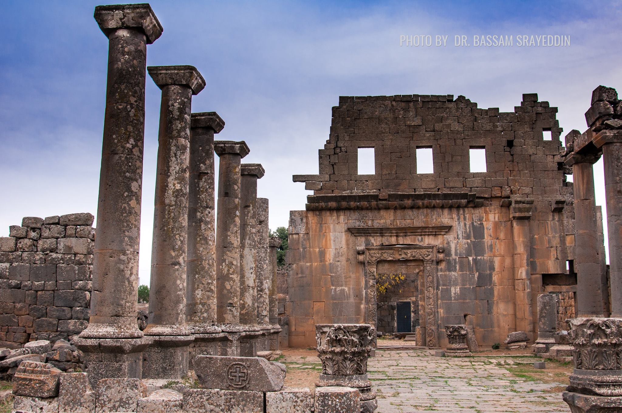 Qanawat Basilica, Al-Suwayda — Photo by Dr. Bassam Srayeddin